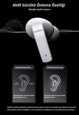 Usams FreeBuds Pro IOS/Android Uyumlu TWS ANC Bluetooth… 5