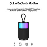 Usams Şarjlı Taşınabilir RGB BT5.3 360 Derece Stereo… 6