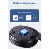 Usams U-YX05 ANC Bluetooth Kulak Üstü Kulaklık Siyah 4