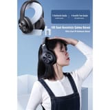 Usams U-YX05 ANC Bluetooth Kulak Üstü Kulaklık Siyah 8
