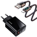 Usams US-CC133 20W Şarj Başlığı + US-SJ543 12W Lightning,… 2