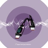 USAMS US-SJ558 Dijital Göstergeli Çipli, Örgülü, 2m PD 100W… 3