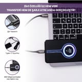 Usams US-SJ581 PD3.1 Type-C To Type-C Çinko Alaşım 240W… 7