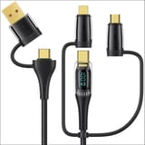 Usams US-SJ616 Type-C+Lightning+MicroUSB,6in1 LCD… 1