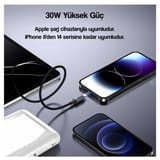 Usams US-SJ662 1.2m PD 30W Type-C to Lightning iPhone Hızlı… 6