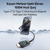 Usams US-SJ744 Type-C To Type-C 100W Meteor Efekt Ekranlı… 6