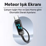 Usams US-SJ744 Type-C To Type-C 100W Meteor Efekt Ekranlı… 8