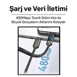 Usams US-SJ744 Type-C To Type-C 100W Meteor Efekt Ekranlı… 4