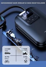 Usams US-ZB215 350PSI 5000mah Şarjlı Çok Amaçlı Taşınabilir… 9