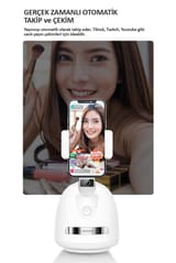 Usams US-ZB239 Smart 360° Yüz ve Vucut Takipli Şarjlı Yapay… 11