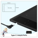 Veikk A30 V3 10x6" 16384 Yüksek Basınç Hassasiyetli… 7
