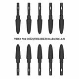 Veikk A50, A15 ve A15 Pro Grafik Tablet Kalemi için 10 Adet… 4