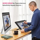 Veikk VK2200Pro 21.5" IPS FullHD Tam Lamine Ekran, 8… 6