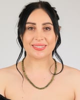 Polimooi Bambu Kesim Yeşim Kolye · Bronz Halkalı Bohem Minimalizm