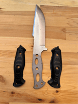 N690 Knife Making Kit 01, Blade, Handle and Screws