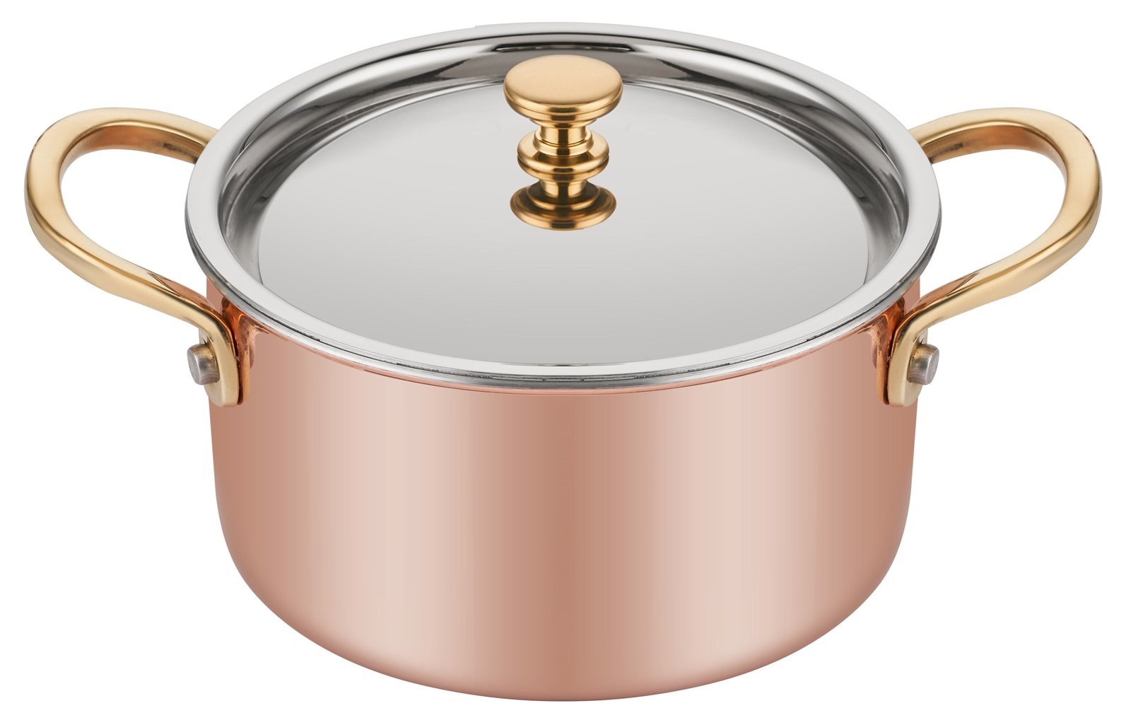 Multi Metal Copper Mini Casserole
