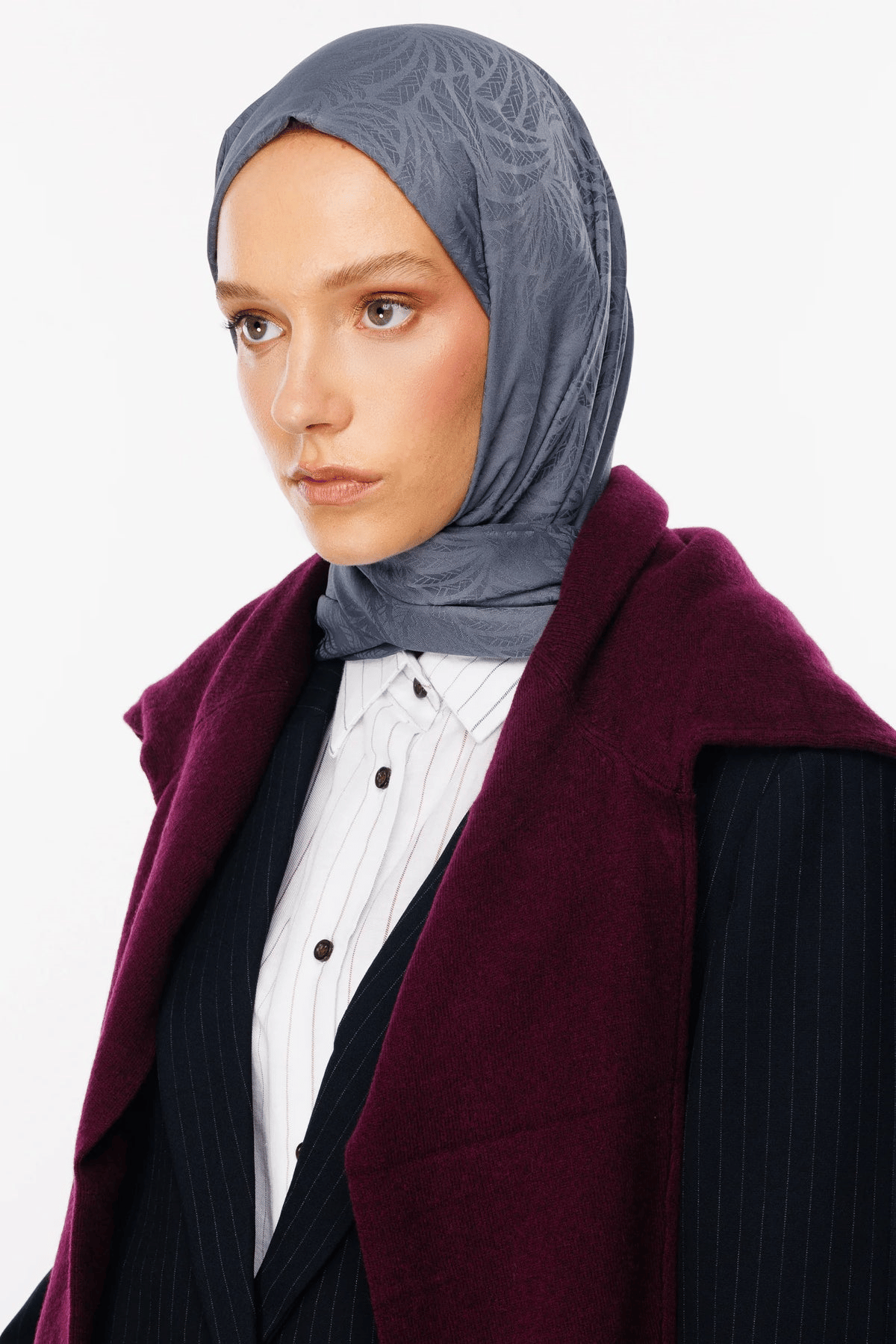 Füme Artemis Desen İpeksi Jakar Şal · görsel 3