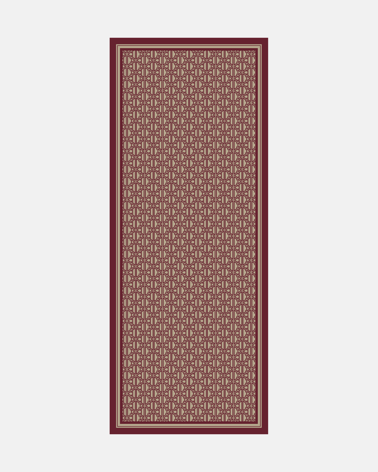 Bordo Signature Vual İpek Şal · görsel 3
