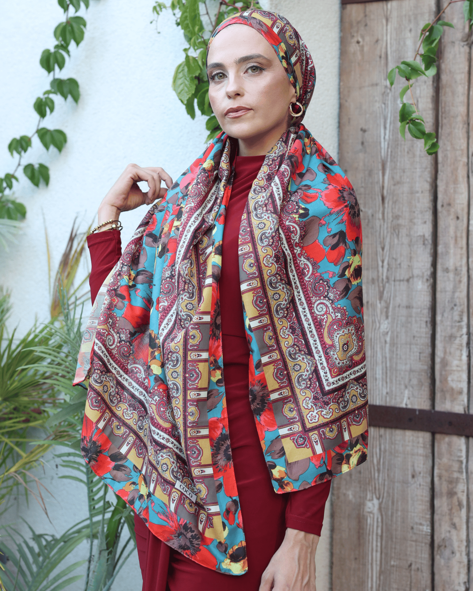 Bozkır Güneşi Silk Nomads Vual İpek Şal · görsel 3
