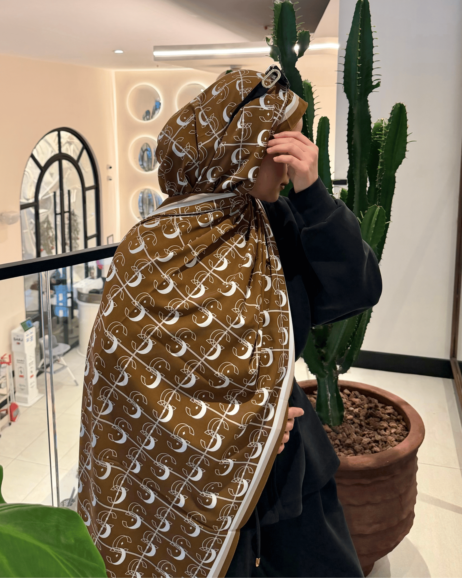 Camel Royal Vual İpek Şal · görsel 3