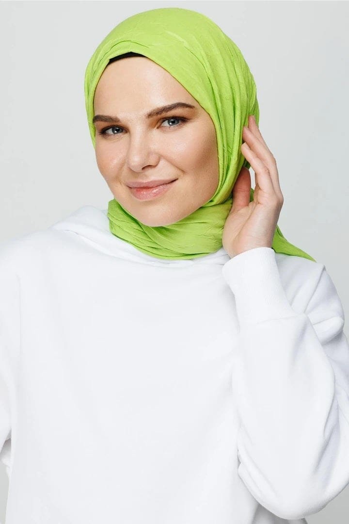 Fıstık Yeşili Bambu Şal · görsel 2