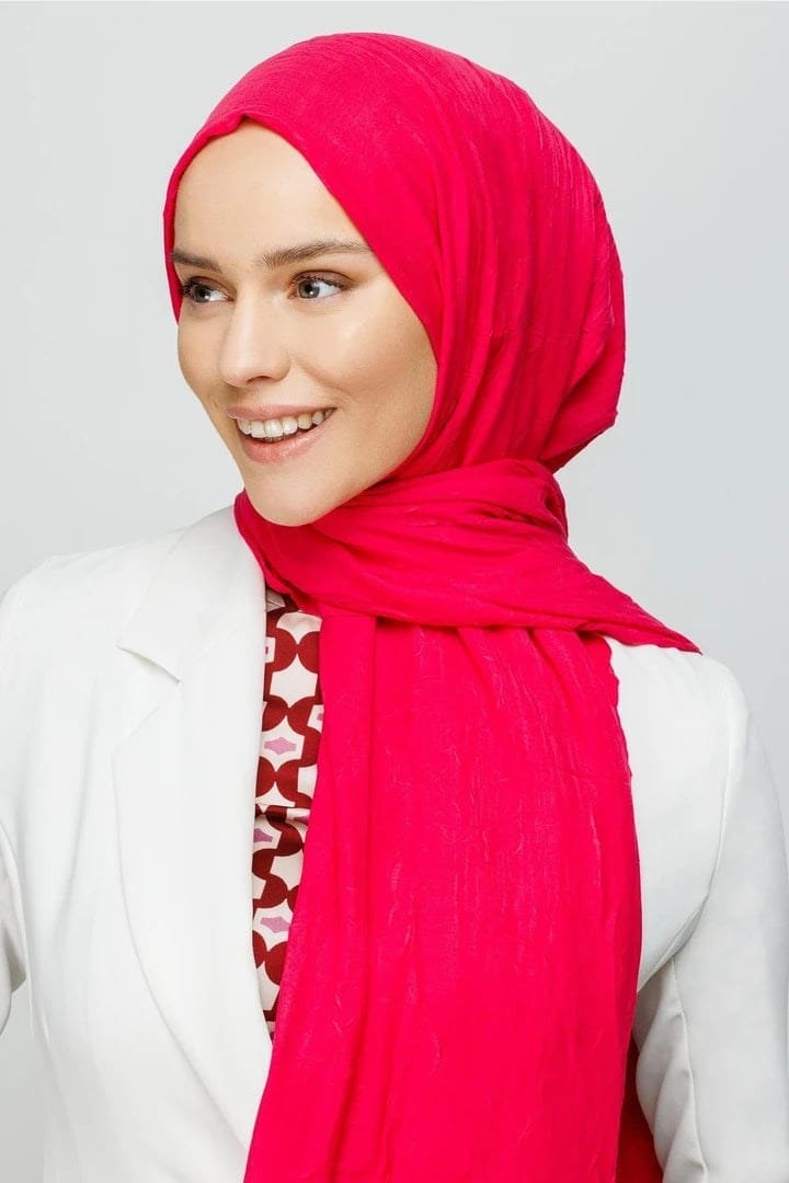 Fuşya Bambu Şal · görsel 2
