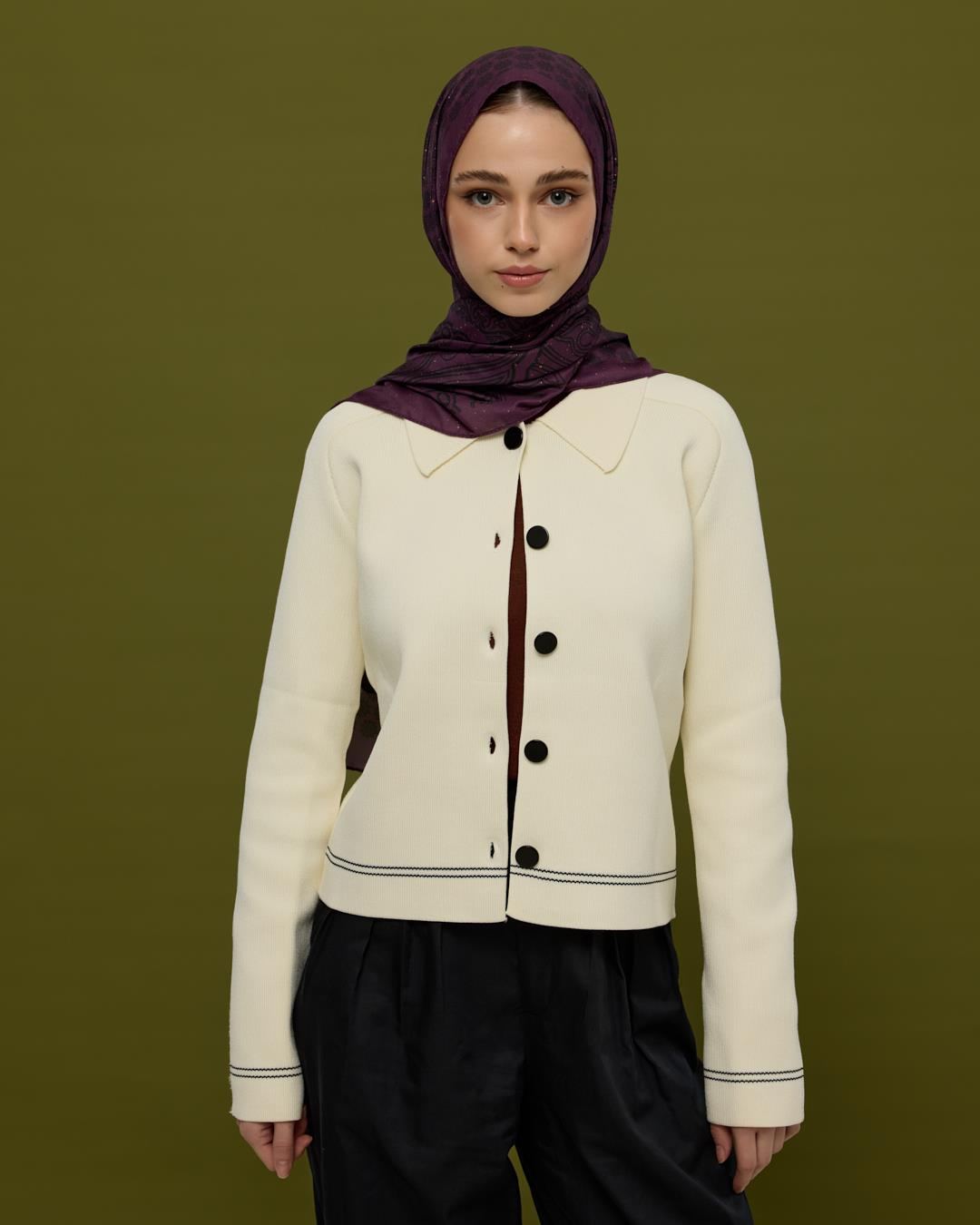 Gece & Mürdüm Bala Hatun Desen Şal - 76 · görsel 3