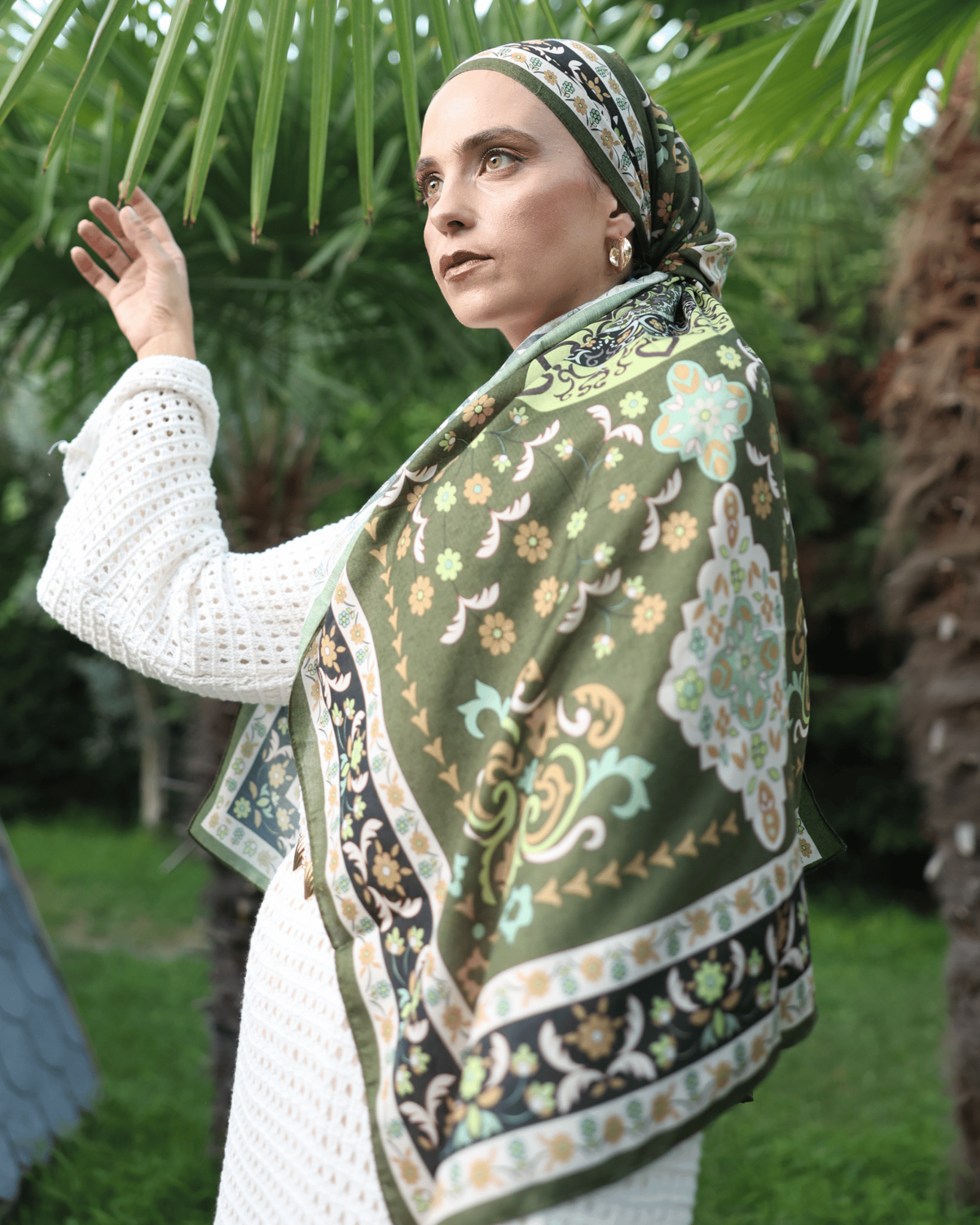 Kervan Yolu Silk Nomads Vual İpek Şal · görsel 3