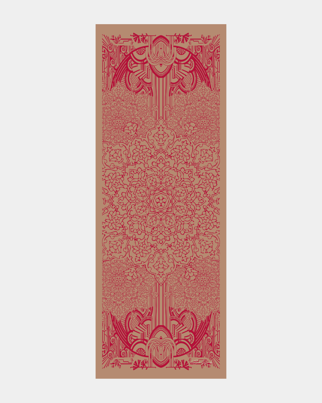 Kum Beji & Nar Çiçeği Harem Rüyası Desen Şal - 08 · görsel 7