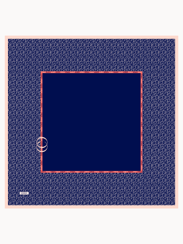 Lacivert - Paris Pamuk Eşarp · görsel 4