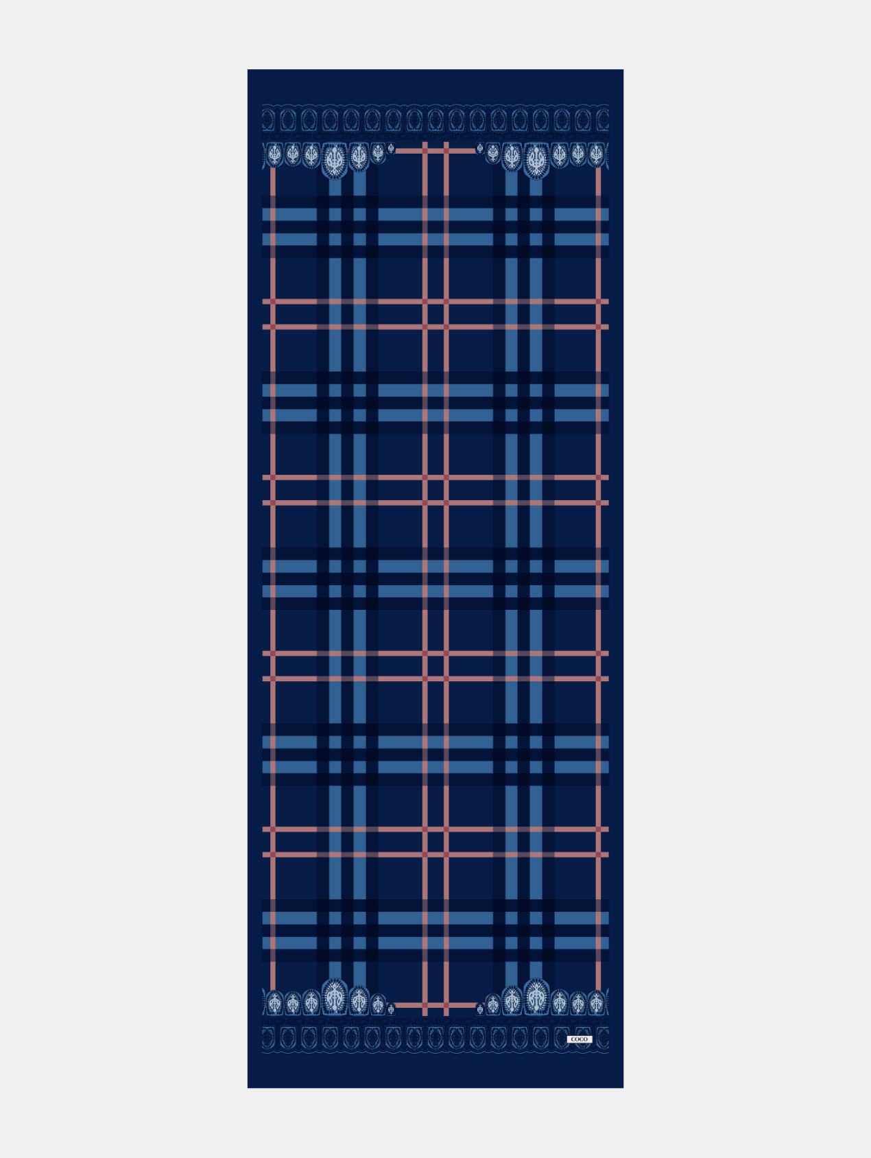 Busenur'un Lacivert Tartan Desen Şal Tercihi · görsel 7