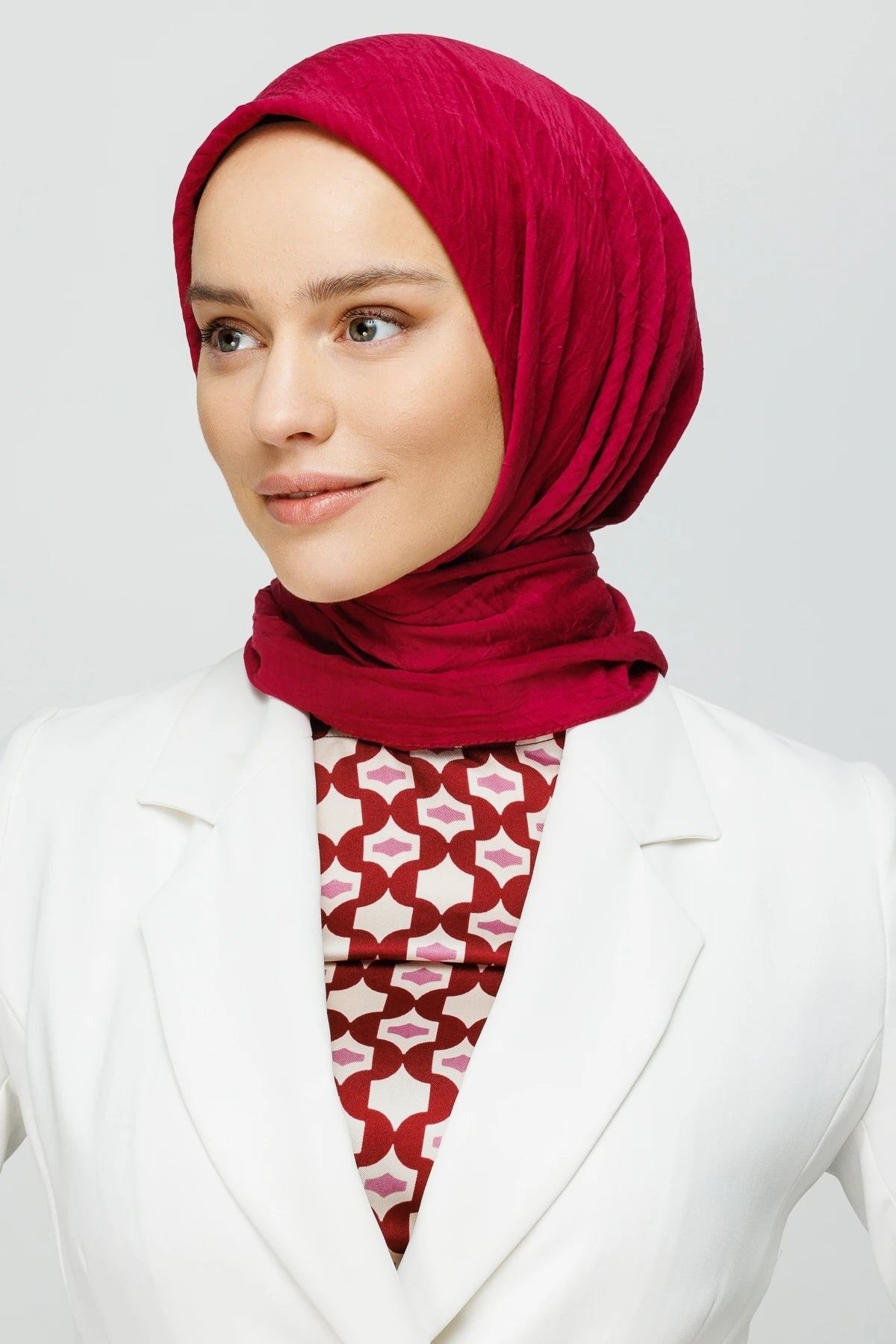 Magenta Bambu Eşarp · görsel 2