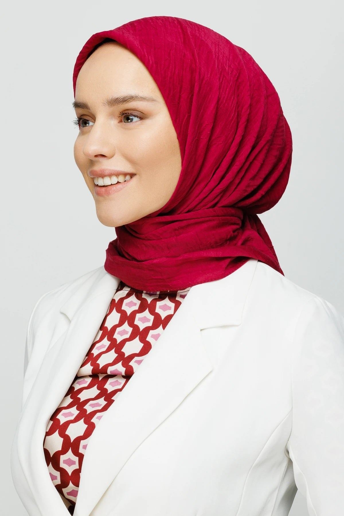 Magenta Bambu Eşarp · görsel 3