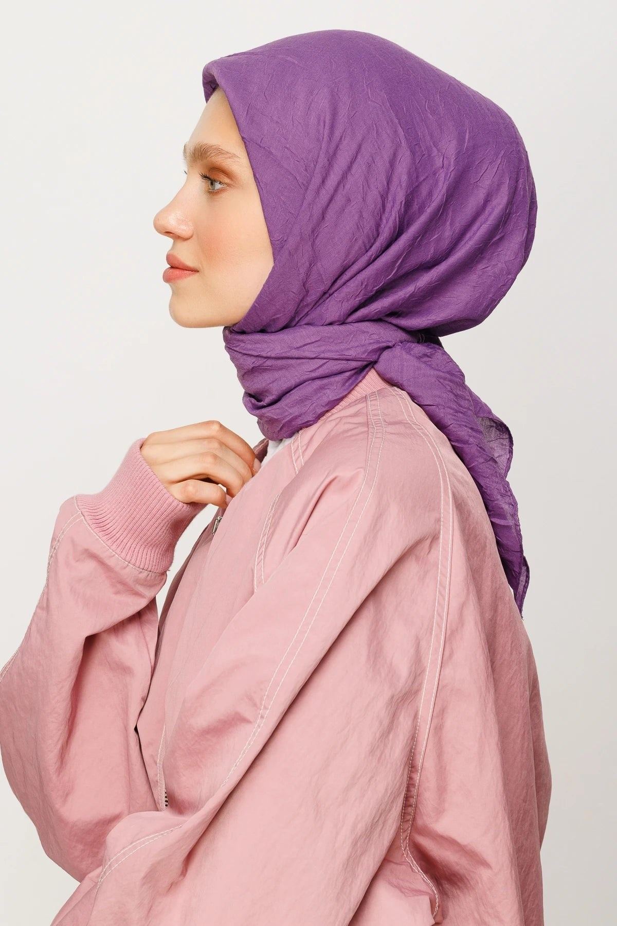 Menekşe Bambu Eşarp · görsel 2
