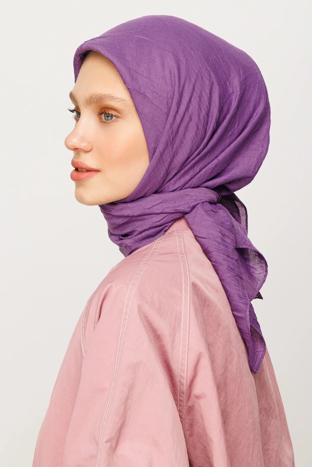 Menekşe Bambu Eşarp · görsel 3