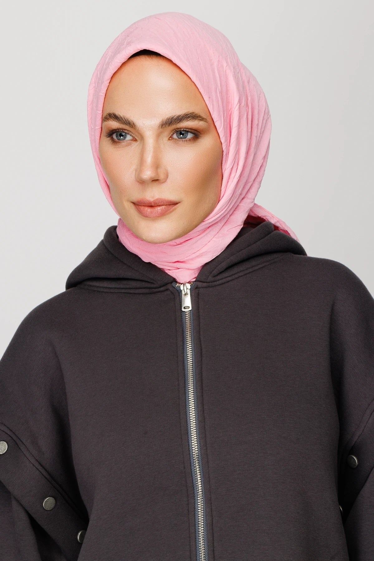 Şeker Pembe Bambu Eşarp · görsel 3