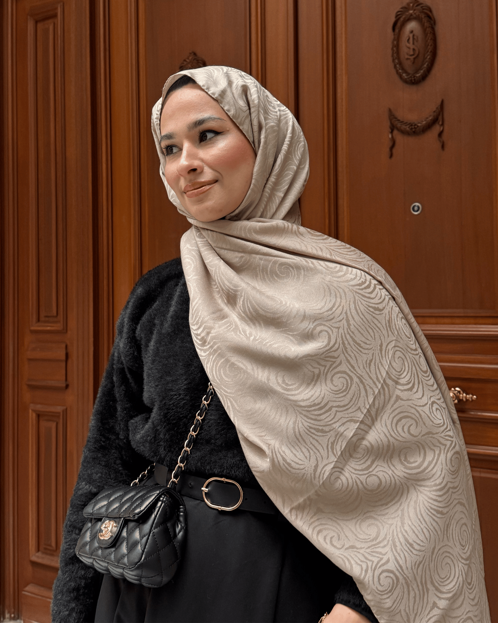 Vizon Revan Desen Jakar Şal · İpeksi Jakar · görsel 2