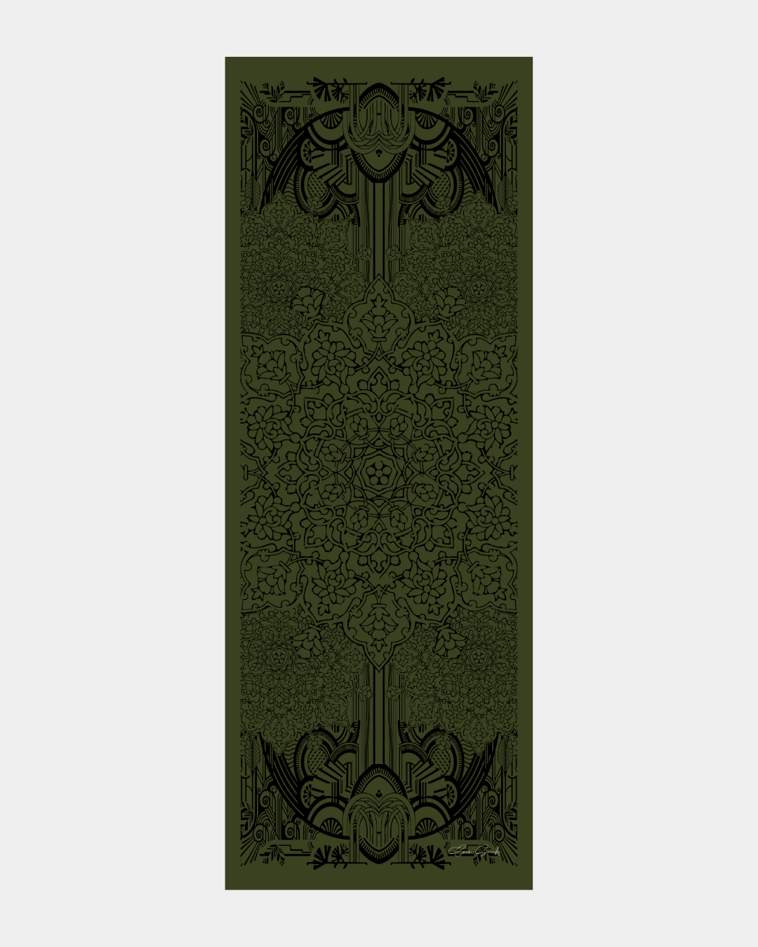 Zeytin & Siyah Harem Rüyası Desen Şal - 74 · görsel 7