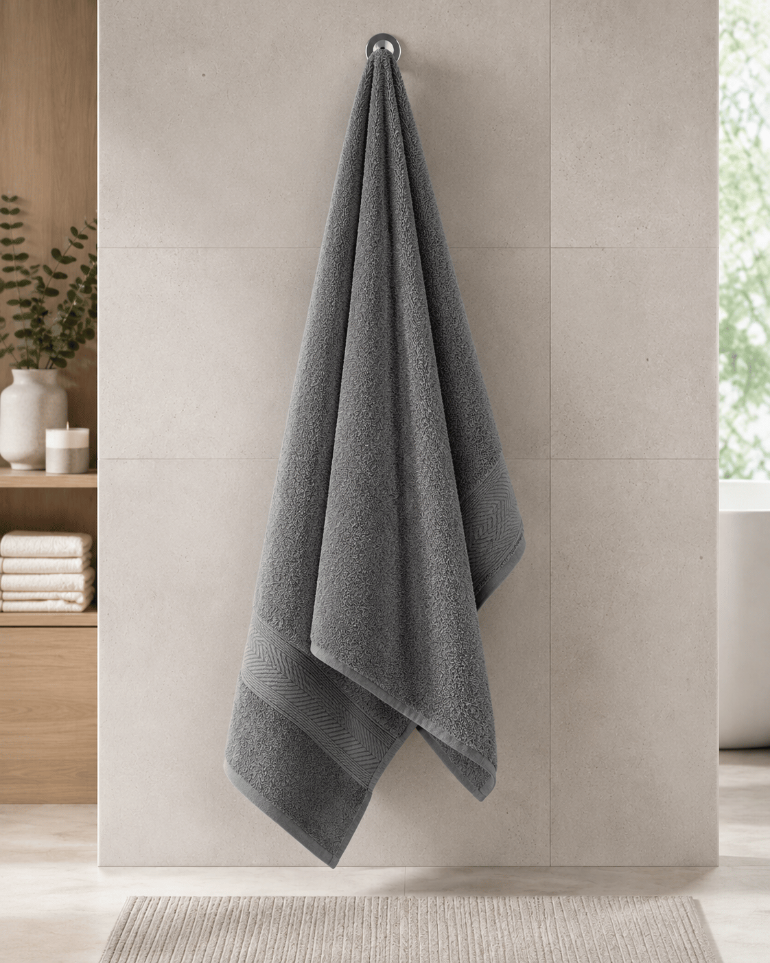 90x150 Lotus Havlu Antrasit