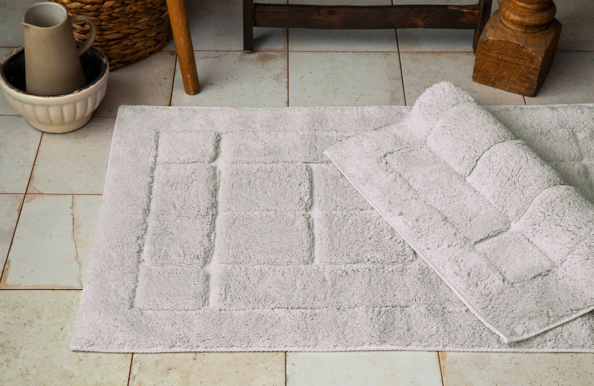 Bricks Ekru Banyo Paspası 60x100 CM / 50X60 CM 