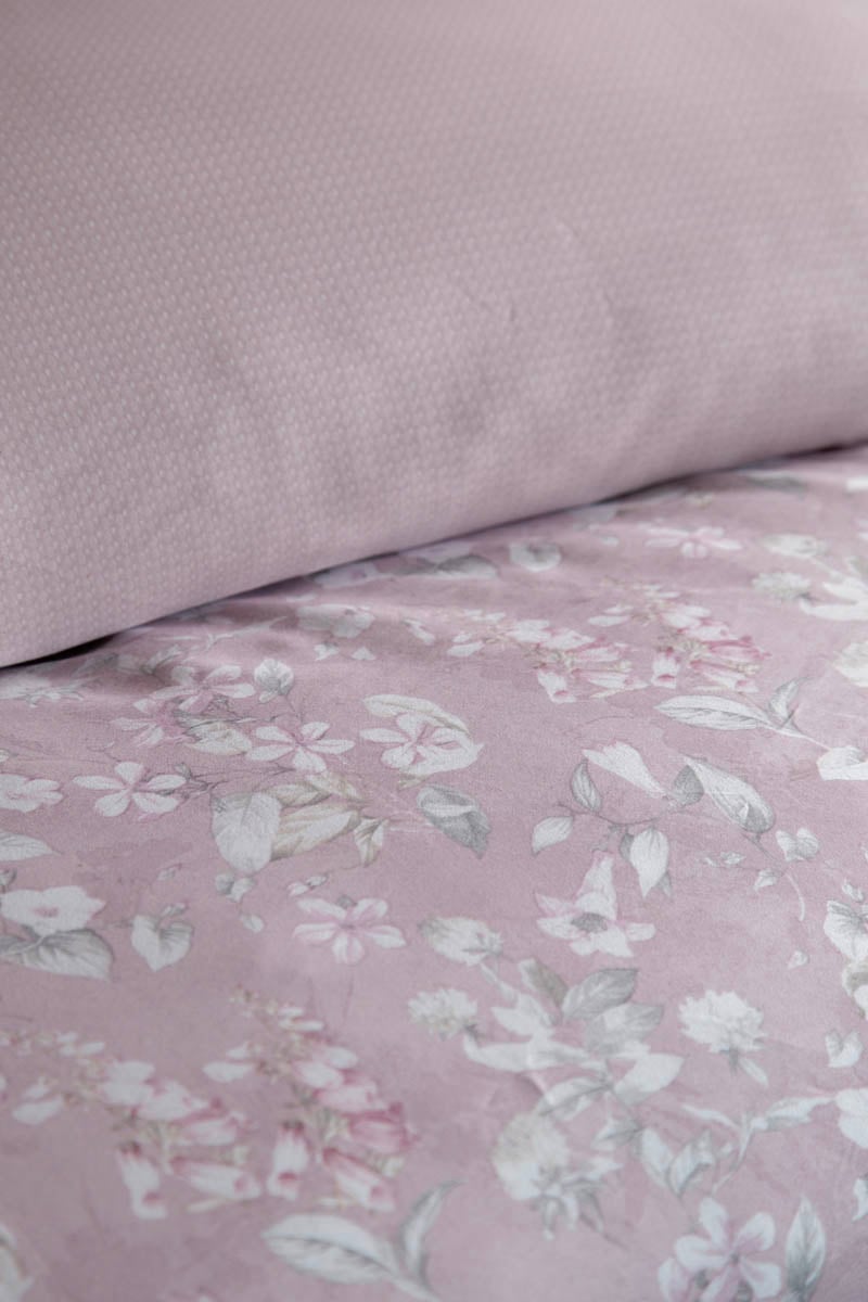Çift Kişilik Franny Rose Elegance Saten Nevresim Takımı