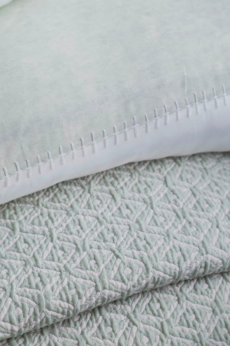 Çift Kişilik Omari Adaçayı Timeless Yatak Örtüsü Nevresim Prime Set