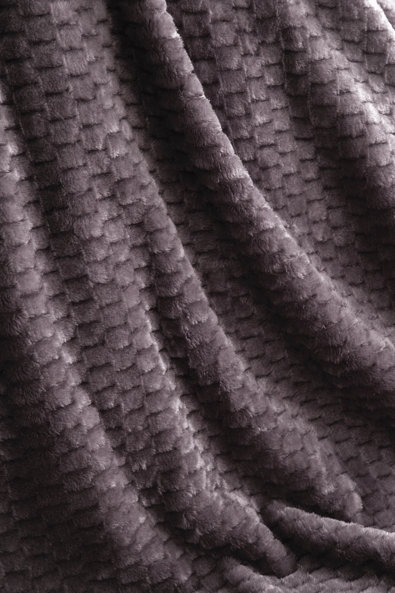 Çift Kişilik Trusty Antrasit Jakar Desen Battaniye 200x220 CM