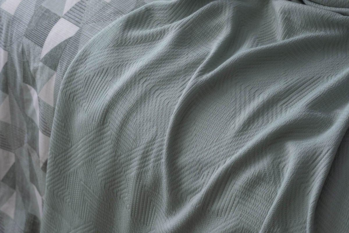 Tek Kişilik Cozy Yatak Örtüsü Senro Yeşil