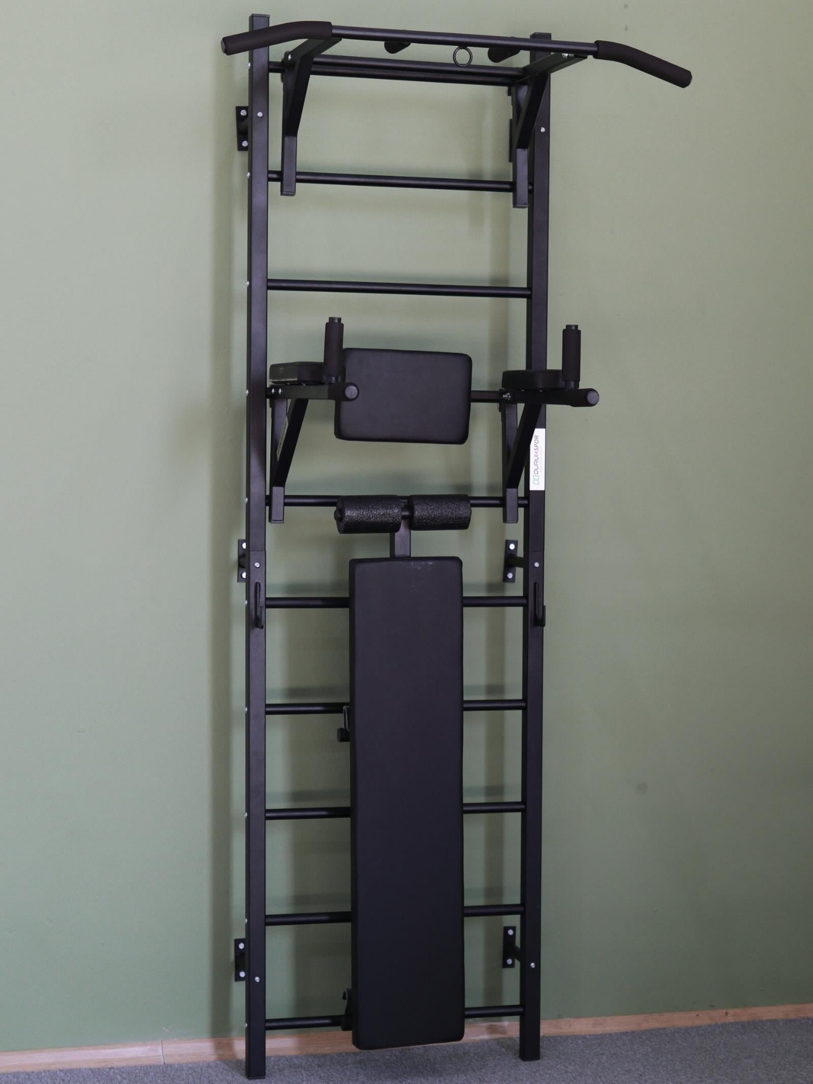 İsveç Duvarı - Bench - Barfiks - Dips - Merdiven Spor Aleti | Çok Fonksiyonlu Fitness Ekipmanı