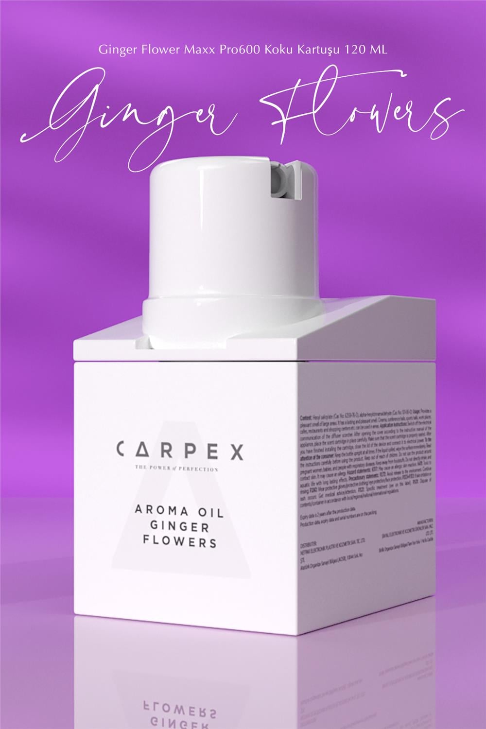 Gingers Flowers Maxx Pro600 Koku Kartuşu 120 ML Premium Seri