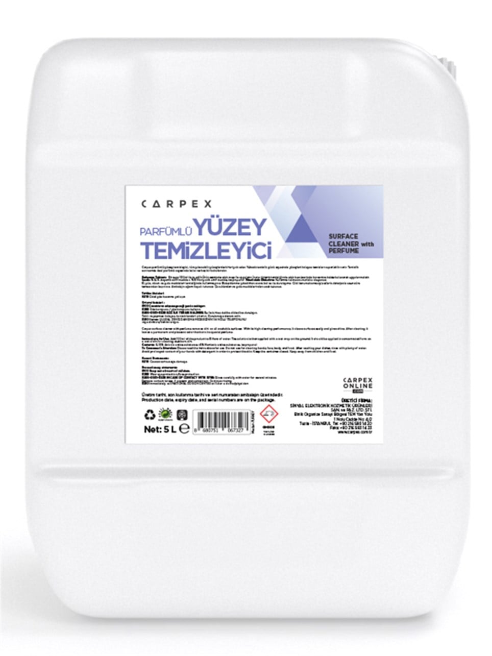 Parfümlü Yüzey Temizleyici 5L