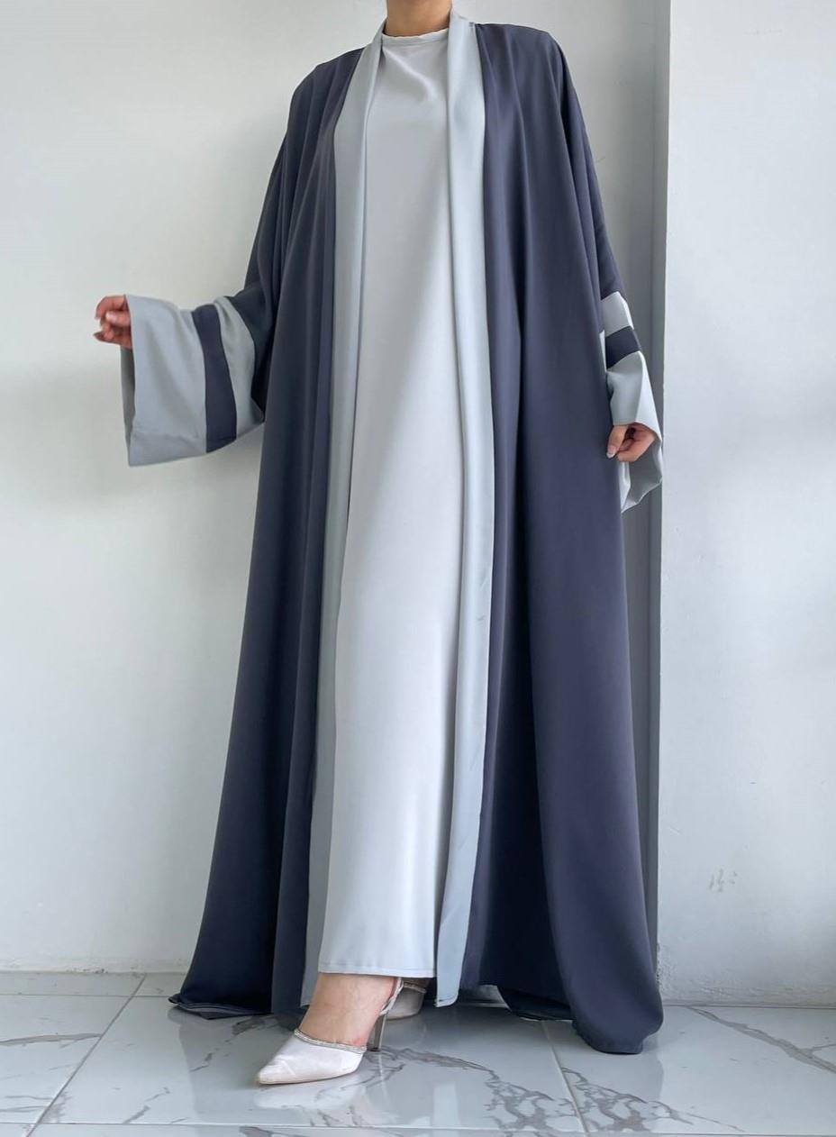 Füme Dubai Abaya Takım