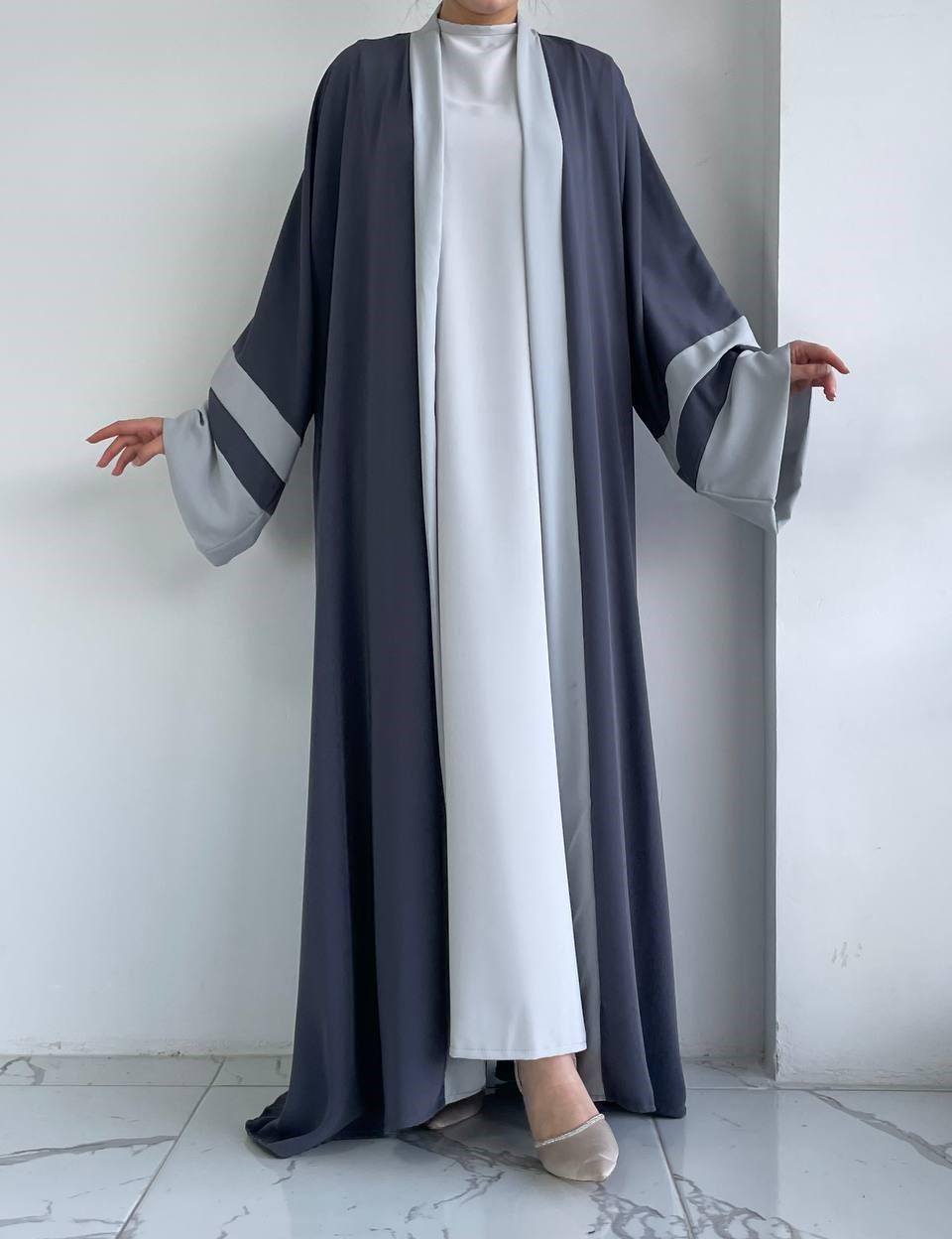 Füme Dubai Abaya Takım