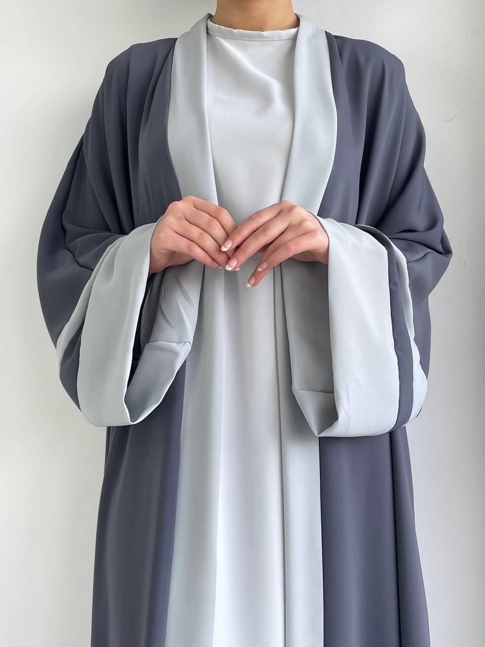 Füme Dubai Abaya Takım